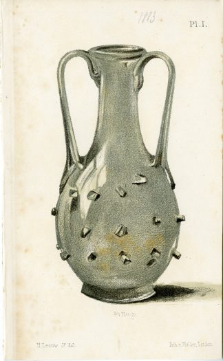 Antique Print-ROMAN AMPHORA-GLASS-NETHERLANDS-Mulder-Leeuw-1880