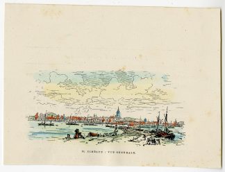 Antique Print-NIJMEGEN-PANORAMIC VIEW-NETHERLANDS-Lalanne-Havard-1882