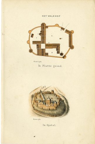 Antique Print-NIJMEGEN-VALKHOF CASTLE-NETHERLANDS-Anonymous-c. 1880