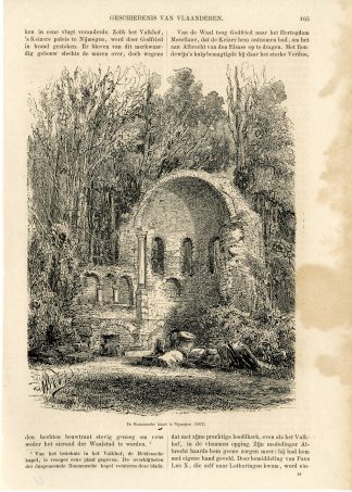 Antique Print-NIJMEGEN-ROMAN CHAPEL-NETHERLANDS-Valk-c. 1875