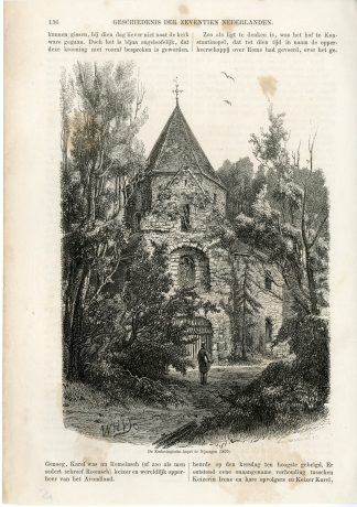Antique Print-NIJMEGEN-CAROLINGIAN CHAPEL-NETHERLANDS-Vermorcken-c. 1875