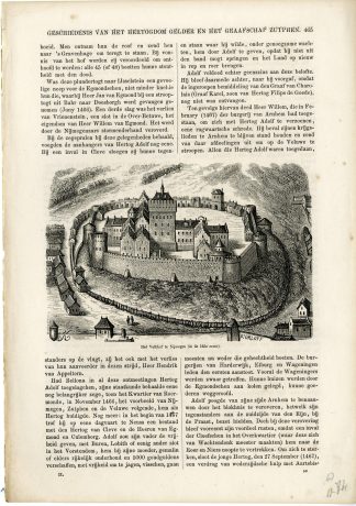 Antique Print-NIJMEGEN-VALKHOF CASTLE-NETHERLANDS-Orloff-c. 1875