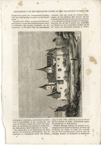 Antique Print-NIJMEGEN-LOBITH-TOLHUIS-CASTLE-NETHERLANDS-Orloff-c. 1875