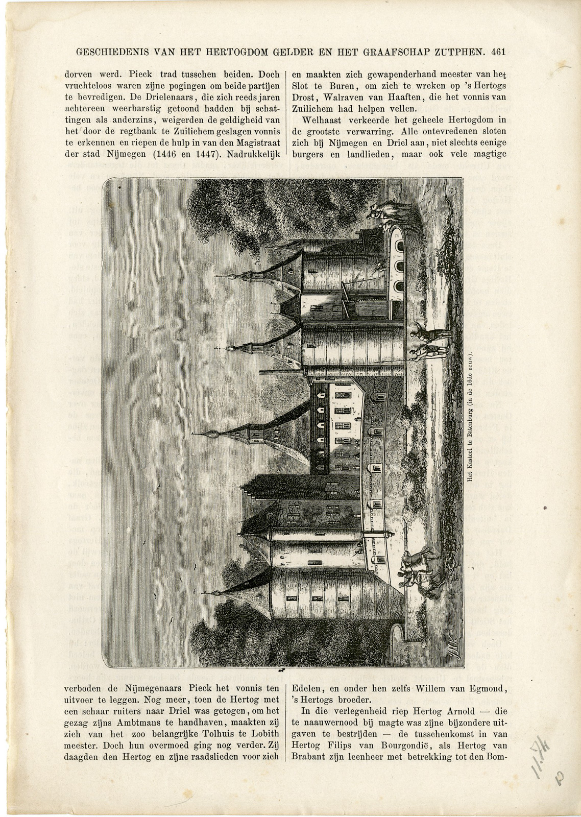 Pictura 14880 416x585 Antique Print-BATENBURG-CASTLE-VIEW-NETHERLANDS-Walter-c. 1875