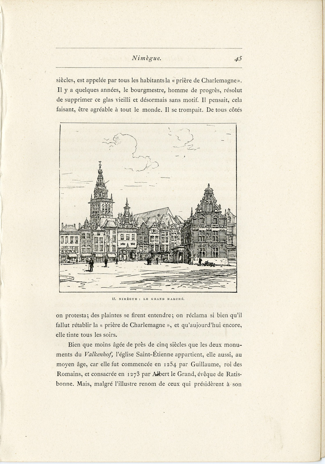 Pictura 14885 416x594 Antique Print-NIJMEGEN-MARKET-LATIN SCHOOL VIEW-Lalanne-Havard-1882 - Image 2
