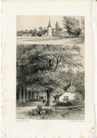 Antique Print-NIJMEGEN-NEERBOSCH-HULSEN-Schipperus-Craandijk-c. 1880