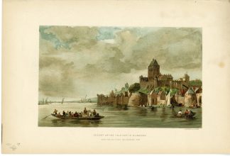 Antique Print-NIJMEGEN-VALKHOF CASTLE-VIEW-NETHERLANDS-Steelink-c. 1890