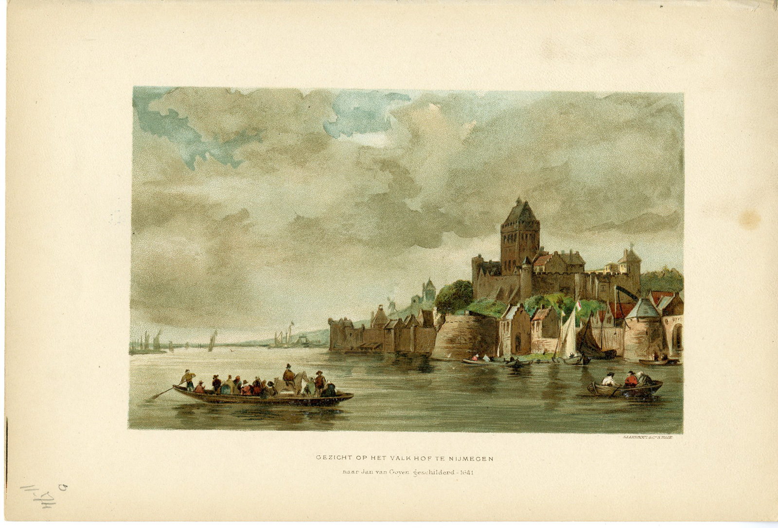 Pictura 14889 416x283 Antique Print-NIJMEGEN-VALKHOF CASTLE-VIEW-NETHERLANDS-Steelink-c. 1890