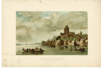 Antique Print-NIJMEGEN-VALKHOF CASTLE-VIEW-NETHERLANDS-Steelink-c. 1890