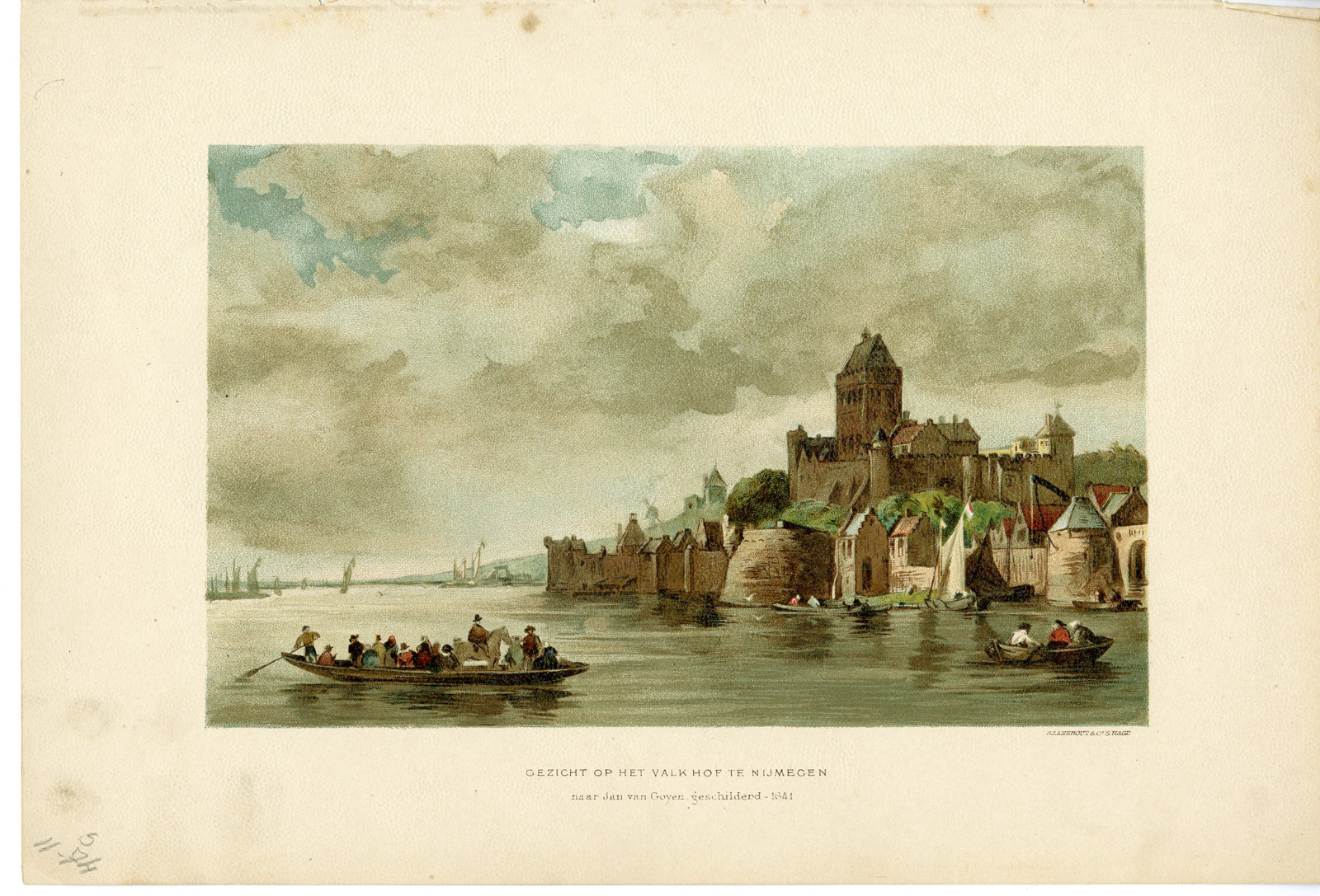 Pictura 14890 416x283 Antique Print-NIJMEGEN-VALKHOF CASTLE-VIEW-NETHERLANDS-Steelink-c. 1890
