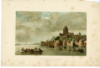 Antique Print-NIJMEGEN-VALKHOF CASTLE-VIEW-NETHERLANDS-Steelink-c. 1890