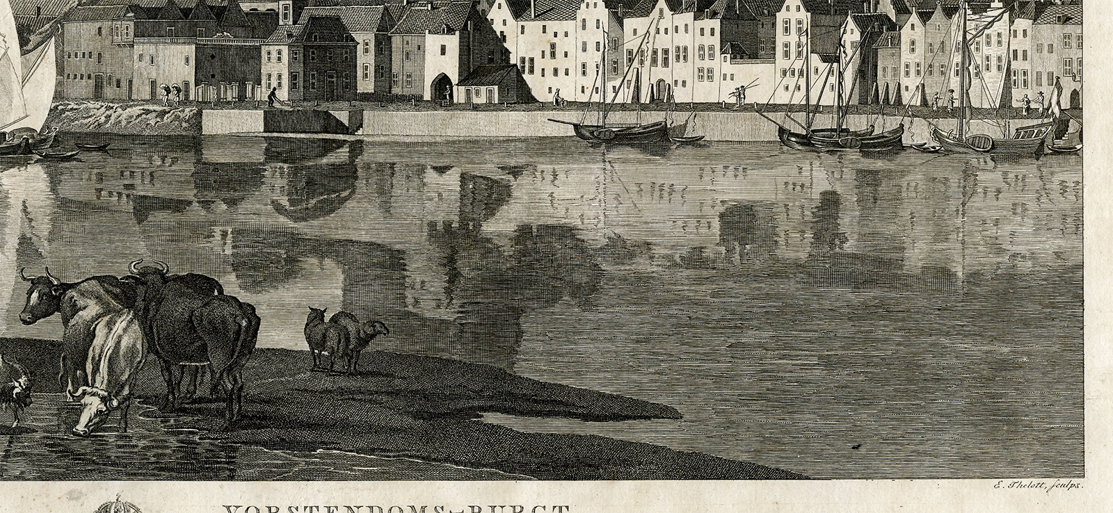 Pictura 14943 416x192 Antique Print-NIJMEGEN-VALKHOF-CASTLE-NETHERLANDS-Thelott-Hoogers-c. 1795 - Image 2