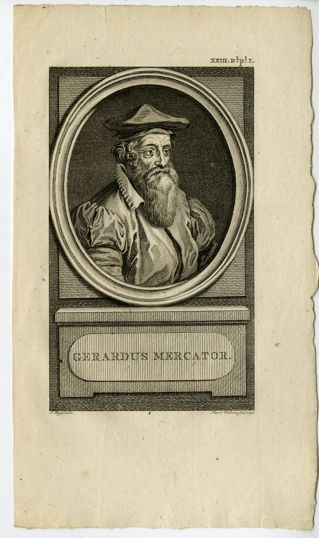 Pictura 15010 416x702 Antique Print-PORTRAIT-GERARDUS MERCATOR-Vinkeles-Buys-1790
