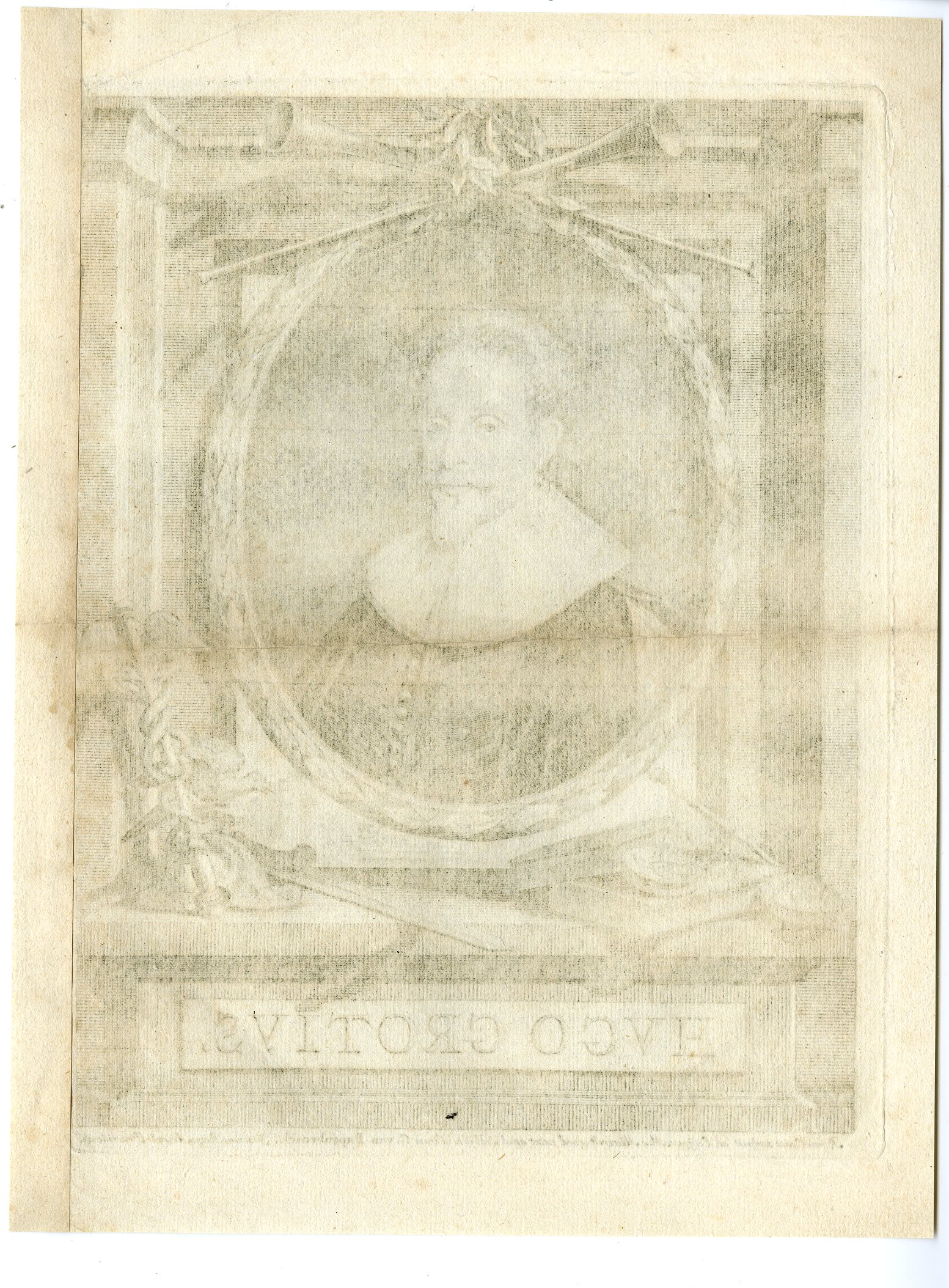 Pictura 15013 416x564 Antique Print-PORTRAIT-HUGO DE GROOT-GROTIUS-Gunst-Mierevelt-1710 - Image 2