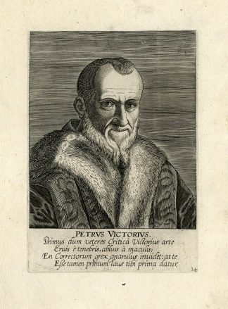 Antique Print-PORTRAIT-PETRO VETTORI-VICTORIUS-Galle-1608