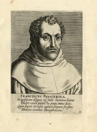 Antique Print-PORTRAIT-FRANCESCO PANIGEROLA-Galle-1608