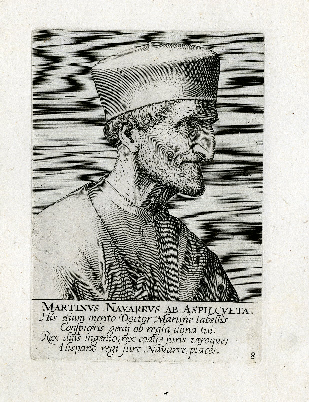 Pictura 15026 416x541 Antique Print-PORTRAIT-MARTIN DE AZPILCUETA-DOCTOR NAVARRUS-Galle-1608