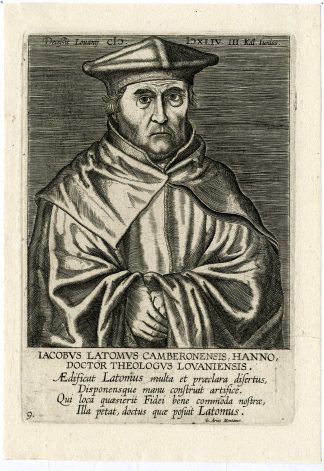 Antique Print-PORTRAIT-JACQUES MASSON-JACOBUS LATUMUS-Galle-1608