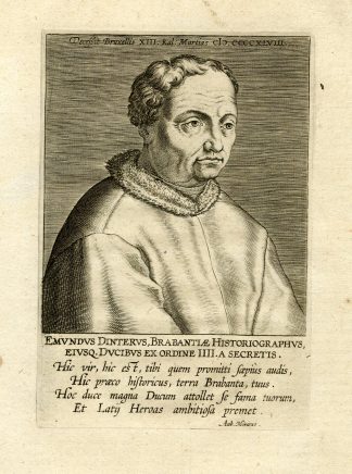 Antique Print-PORTRAIT-EMOND VAN DINTHER-DINTERUS-DYNTER-Galle-1608
