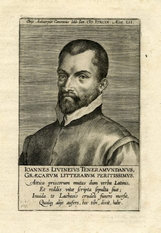 Antique Print-PORTRAIT-JOANNES LIVINEIUS-LIEVENS-Galle-1608