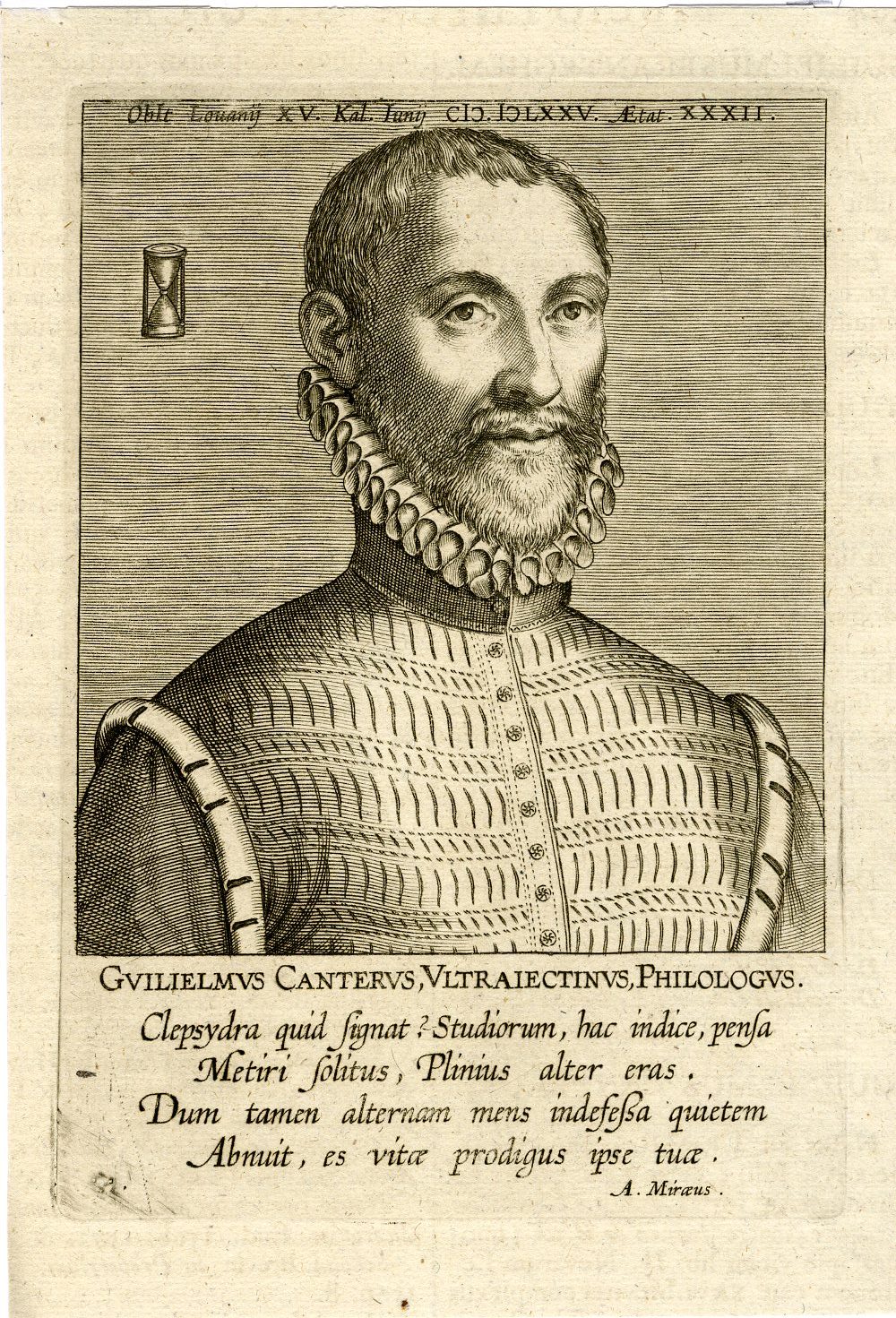 Pictura 15045 416x612 Antique Print-PORTRAIT-WILLEM CANTER-CANTERUS-Galle-1608