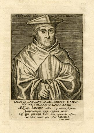 Antique Print-PORTRAIT-JACQUES MASSON-JACOBUS LATUMUS-Galle-1608
