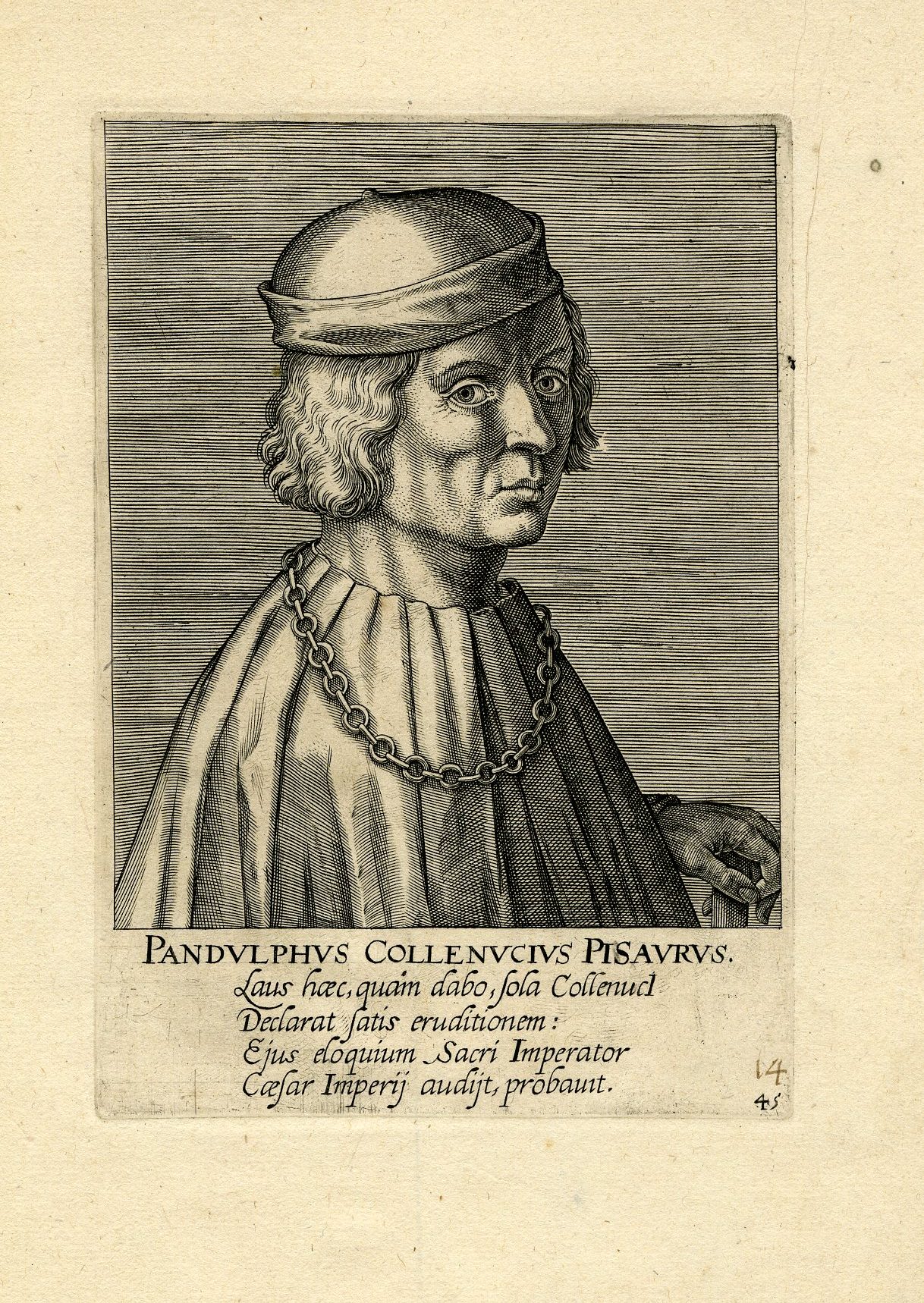 Pictura 15052 416x587 Antique Print-PORTRAIT-PANDOLFO COLLENUCCIO-COLLENUCIUS-Galle-1608
