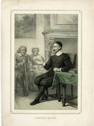 Antique Print-PORTRAIT-LEONARDUS MARIUS VAN DER GOES-Hoevenaar-1834