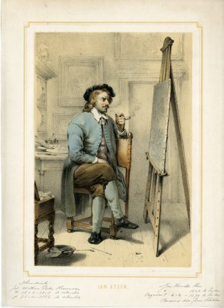 Antique Print-PORTRAIT-JAN STEEN-DUTCH PAINTER-Hoevenaar-1834