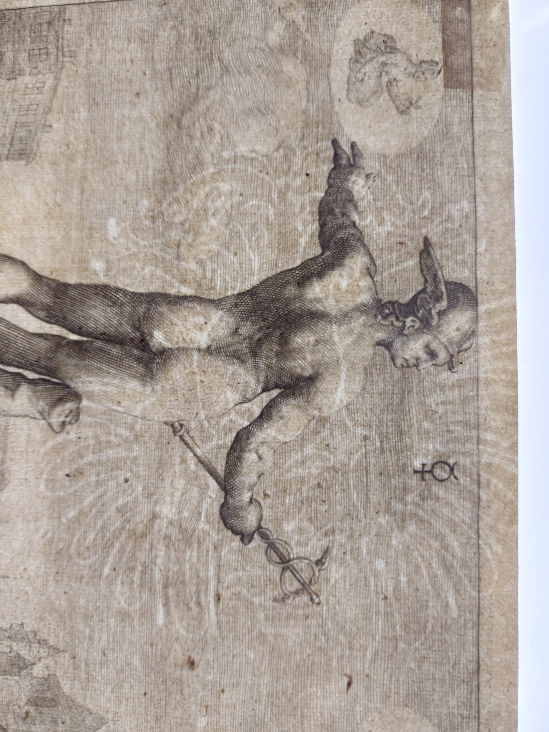Pictura 15265r1 416x555 Antique Master Print-MERCURY PRESIDING OVER THE ARTS-Saenredam-Goltzius-1596 - Image 3