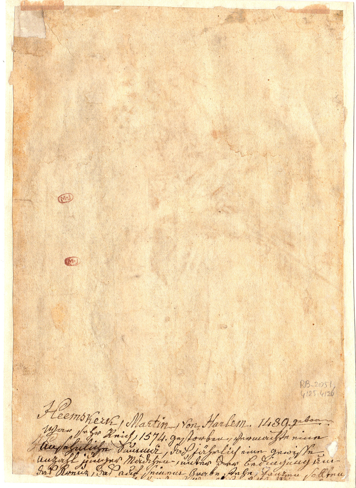 RB 4126 416x570 Antique Drawing-GRAMMAR-TEACHER-STUDENTS-DONATUS-Cort after Floris-c.1575 - Image 2
