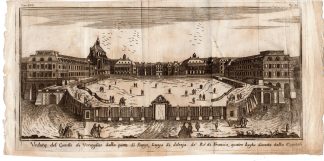 Antique Print-FRANCE-PARIS-VERSAILLES-CASTLE-BUILDINGS-CAPITAL-Sesone -1750