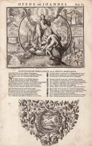Antique Print-BIBLE-BOOK OF REVELATION-EVANGELIST JOHN-JESUS-de Hooghe-1713