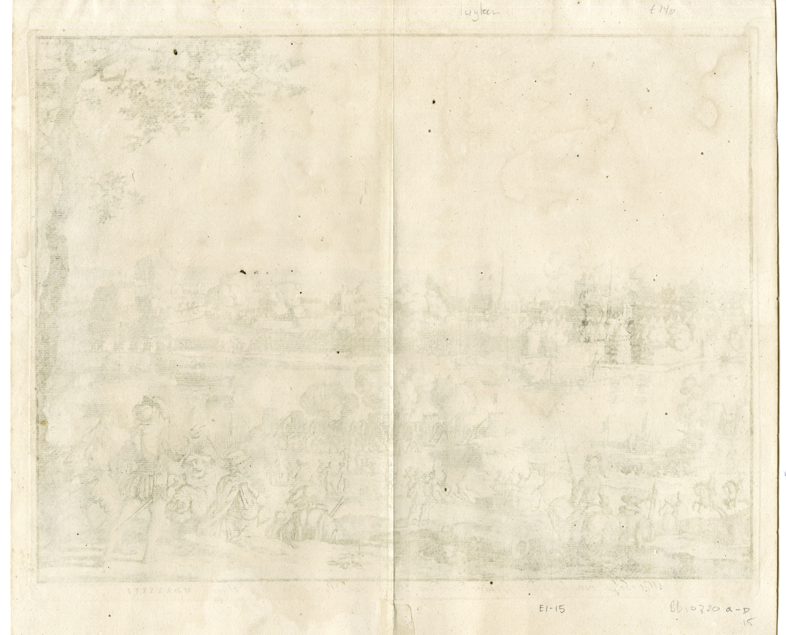 Pco 9550 416x336 Antique Print-GRAVE-SIEGE-PARMA-NETHERLANDS-Luyken-1681 - Image 2