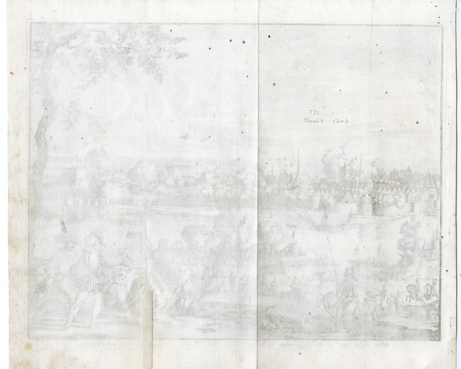 Pco 9552 416x333 Antique Print-GRAVE-SIEGE-PARMA-NETHERLANDS-Luyken-1681 - Image 2