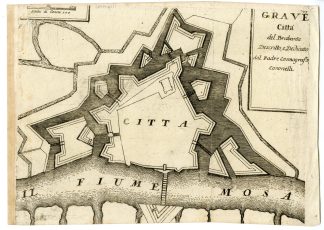 Antique Print-GRAVE-FORTIFICATION-PLAN-NETHERLANDS-Coronelli-c. 1700