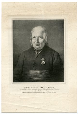 Antique Print-GRAVE-GERARDUS HERMANS-PORTRAIT-Anonymous-c. 1840
