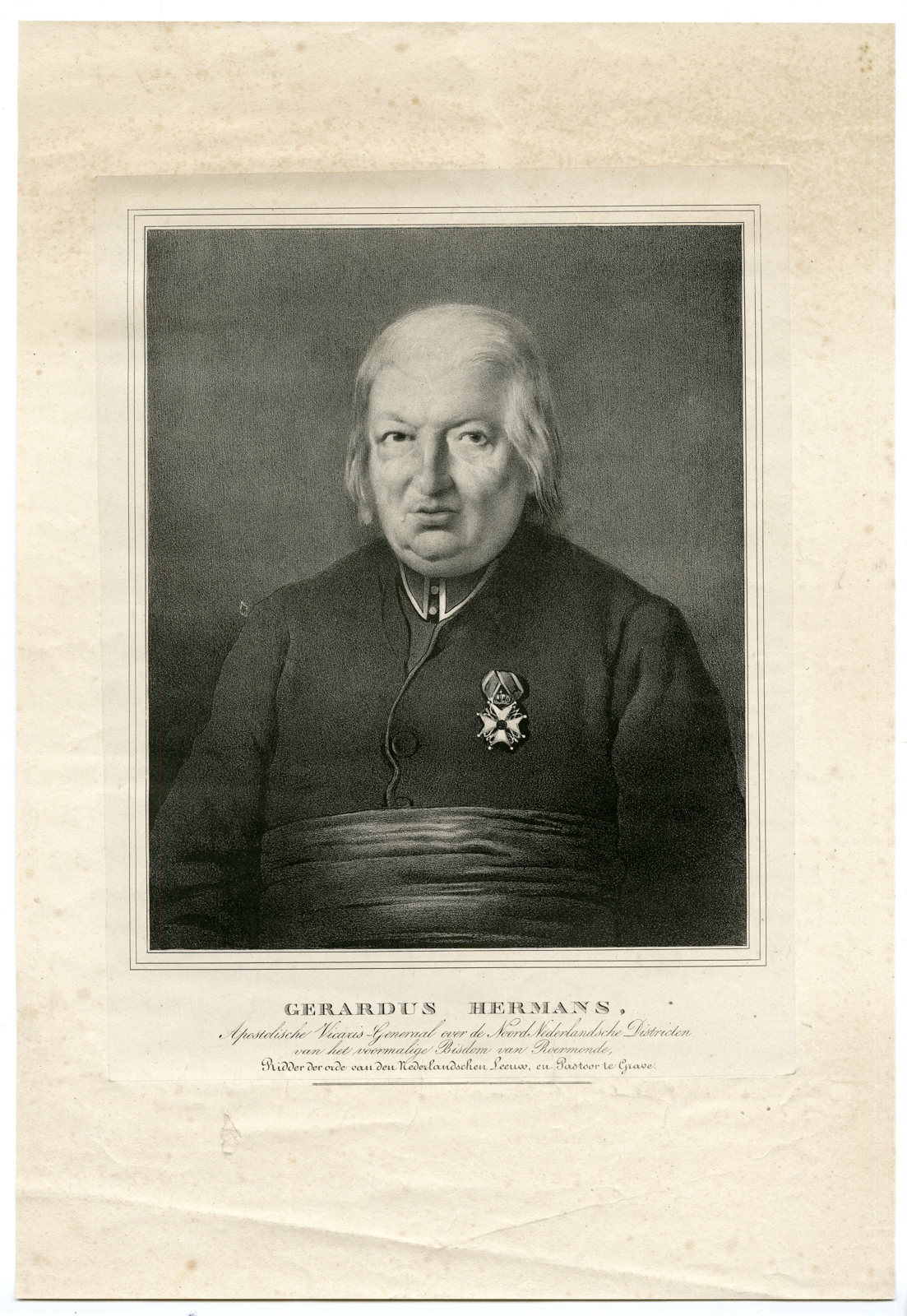 Pco 9567 416x603 Antique Print-GRAVE-GERARDUS HERMANS-PORTRAIT-Anonymous-c. 1840