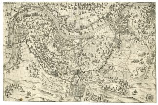 Antique Print-GRAVE-SIEGE-1602-THE NETHERLANDS-Orlers-1615