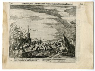 Antique Print-GRAVE-SIEGE-THE NETHERLANDS-Baudartius-1616
