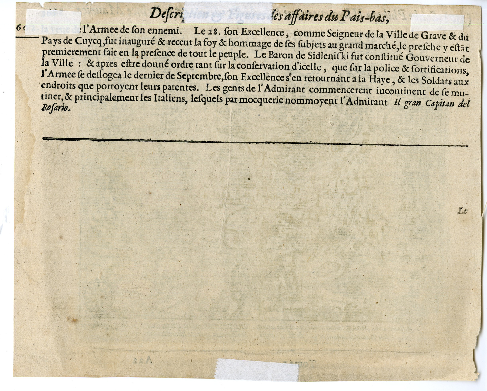 Pco 9582 416x334 Antique Print-1603 CAMPAIGN-MAURITS-EIGHTY YEAR WAR-Frisius-Baudartius-1616 - Image 2