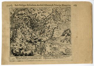 Antique Print-1603 CAMPAIGN-MAURITS-EIGHTY YEAR WAR-Frisius-Baudartius-1616