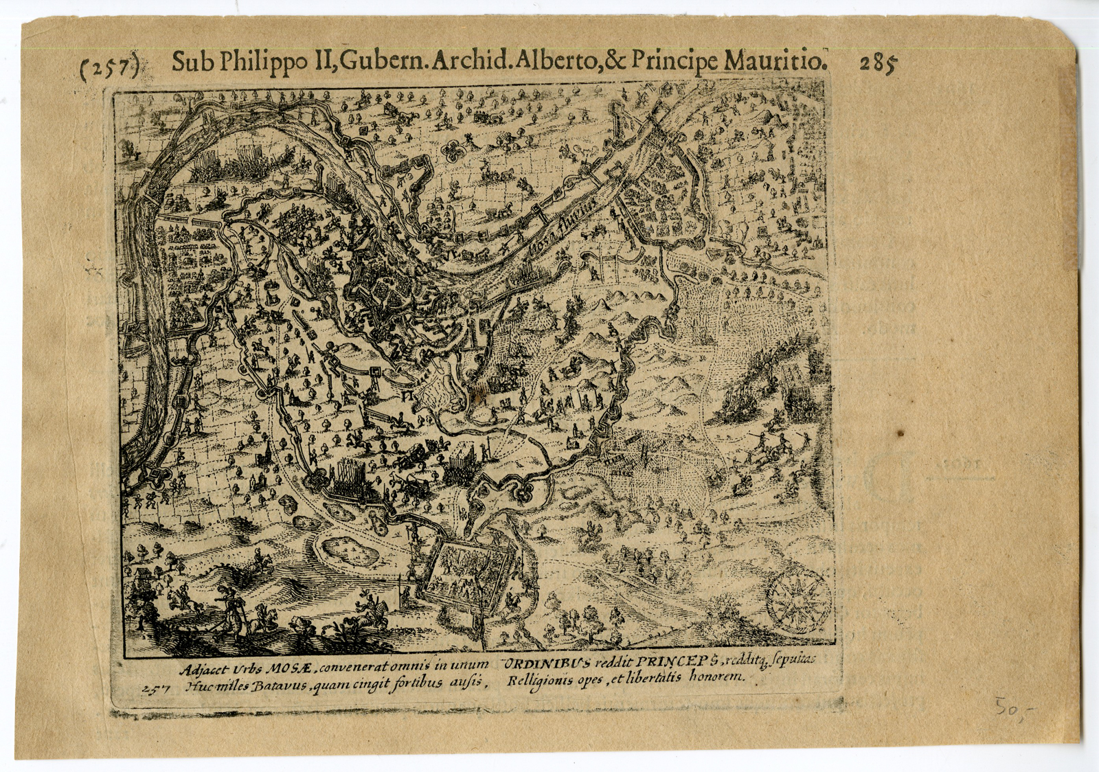 Pco 9583 416x292 Antique Print-1603 CAMPAIGN-MAURITS-EIGHTY YEAR WAR-Frisius-Baudartius-1616