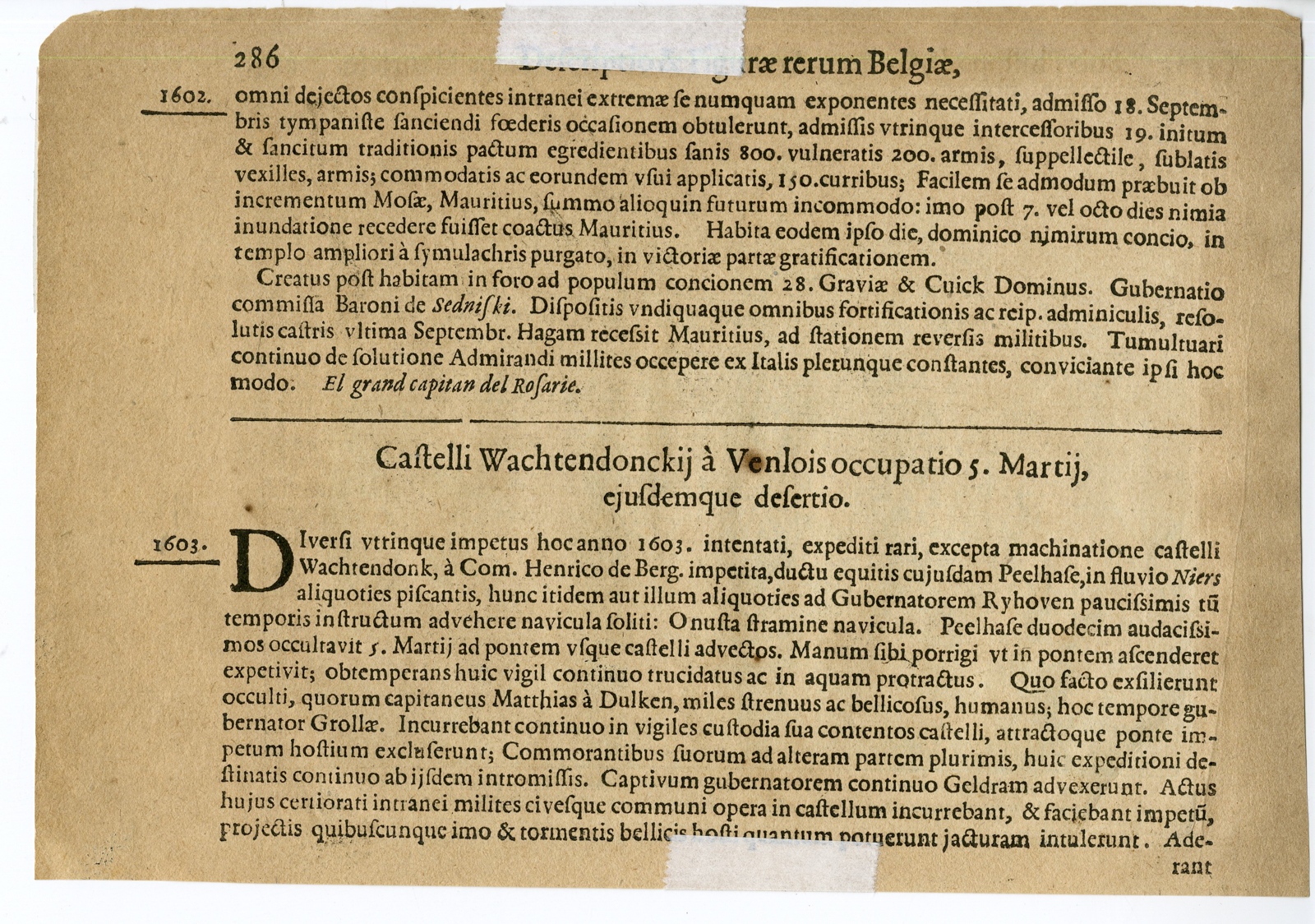 Pco 9584 416x292 Antique Print-1603 CAMPAIGN-MAURITS-EIGHTY YEAR WAR-Frisius-Baudartius-1616 - Image 2