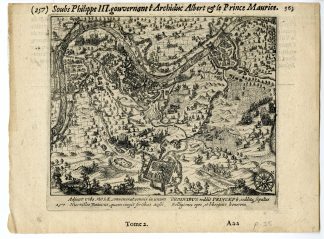 Antique Print-1603 CAMPAIGN-MAURITS-EIGHTY YEAR WAR-Frisius-Baudartius-1616