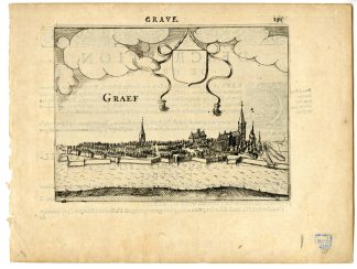 Antique Print-GRAVE-VIEW-FORTIFICATION-BRABANT-NETHERLANDS-Guicciardini-1616