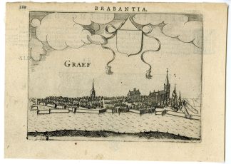 Antique Print-GRAVE-VIEW-FORTIFICATION-BRABANT-NETHERLANDS-Guicciardini-1616
