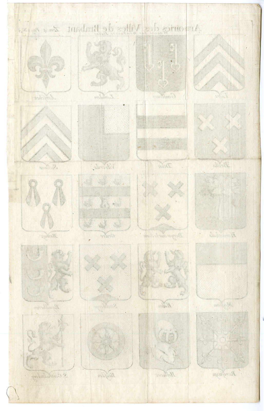 Pco 9622 416x647 3-Antique Prints-COAT OF ARMS-BELGIUM-BRABANT-NETHERLANDS-Butkens-1724 - Image 4