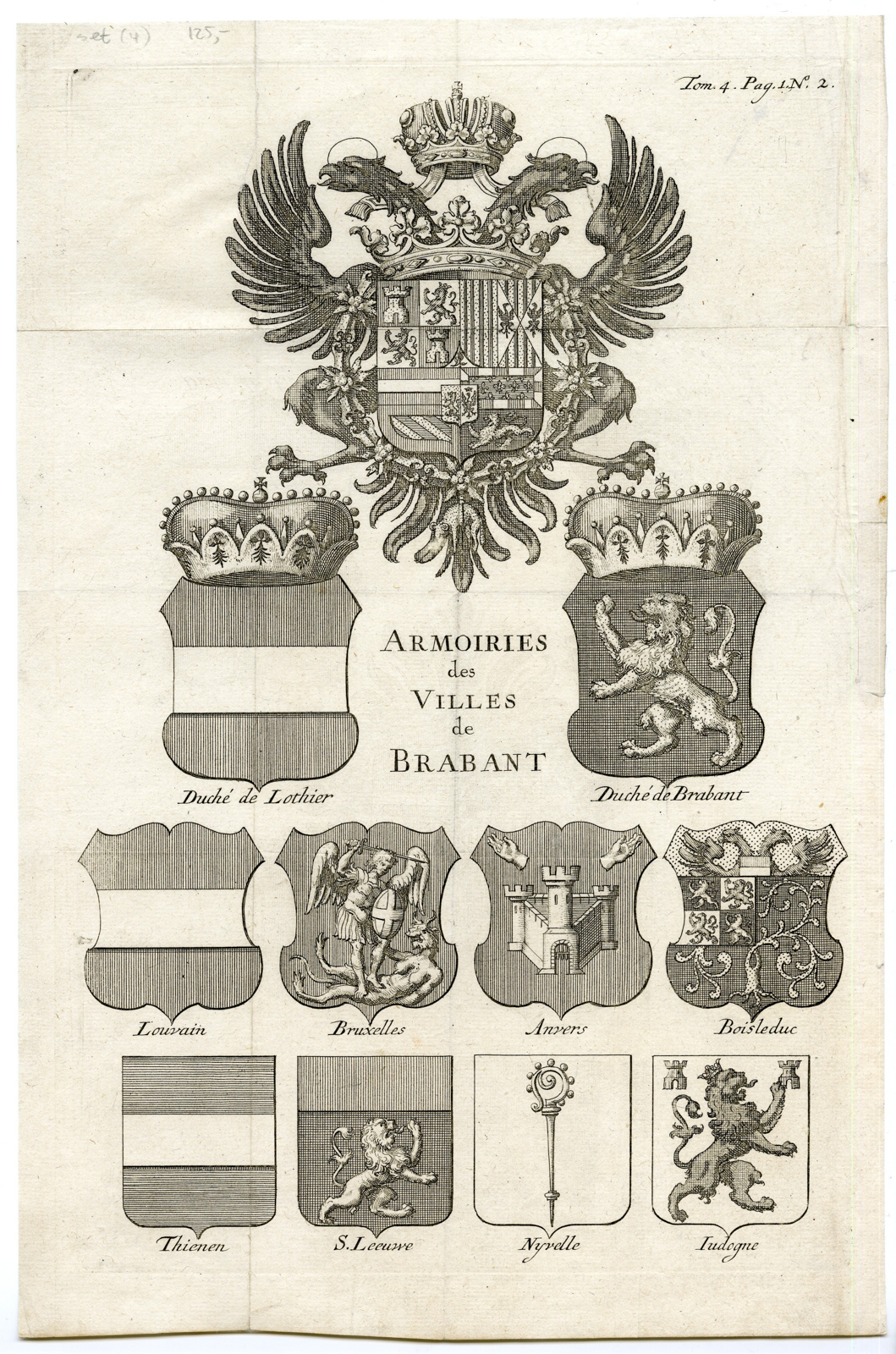 Pco 9625 416x629 3-Antique Prints-COAT OF ARMS-BELGIUM-BRABANT-NETHERLANDS-Butkens-1724