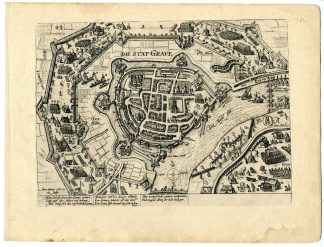 Antique Print-GRAVE-SIEGE-BRABANT-NETHERLANDS-Hogenberg-1602